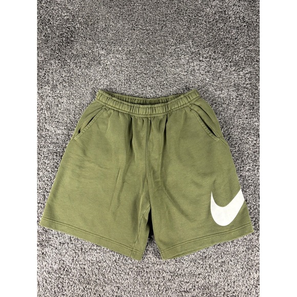 Nike Other - Nike Mens Sportswear Big Swoosh Fleece Shorts Olive Green BV2772-326 L